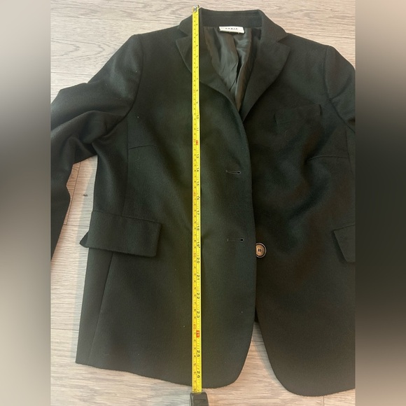 Akris Punto Wiool Cashmere Black Blazer Size M - Picture 6 of 7